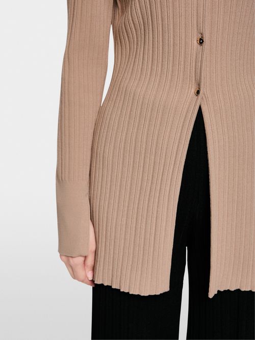 ‘Rethink Together’ ribbed cardigan