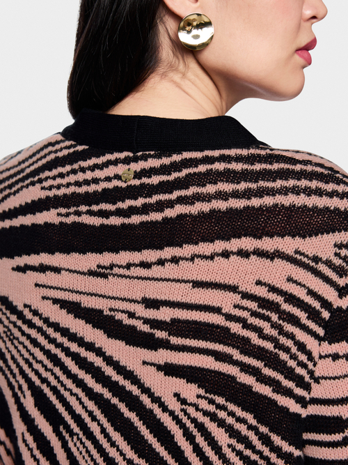 ‘Knitted in Germany’ jacquard cardigan