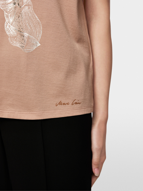 ‘Rethink Together’ floral print T-shirt