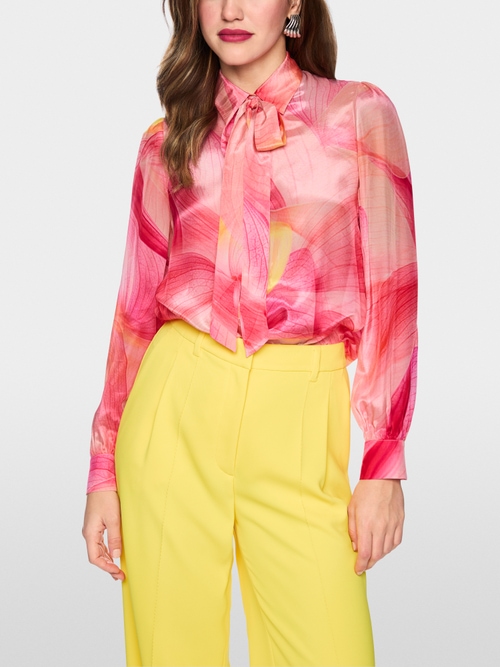 Blouse imprimée arums