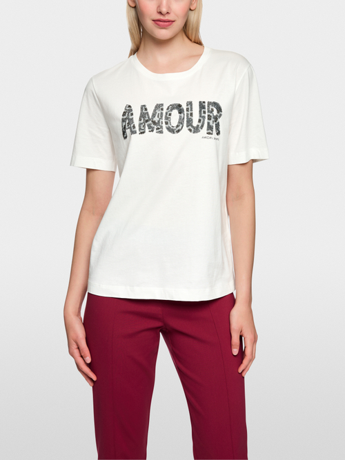 T-shirt with sequins