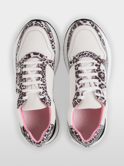 Trainers in a mix of materials
