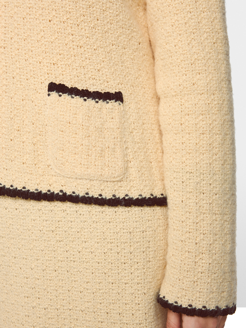 “Knitted in Germany” coutoure cardigan