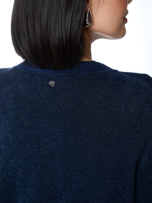 Cardigan with decorative buttons