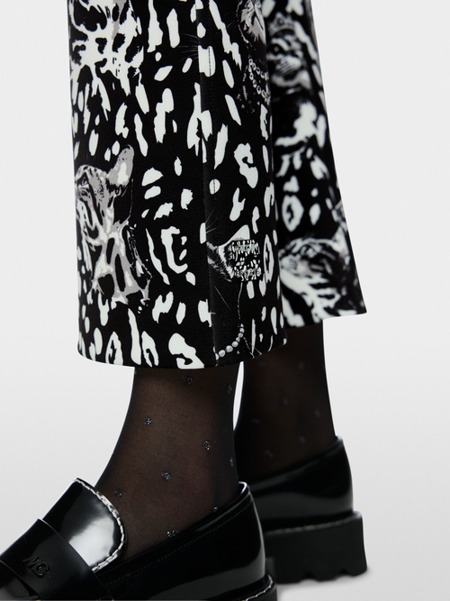 FREDERICA pull-on trousers with print