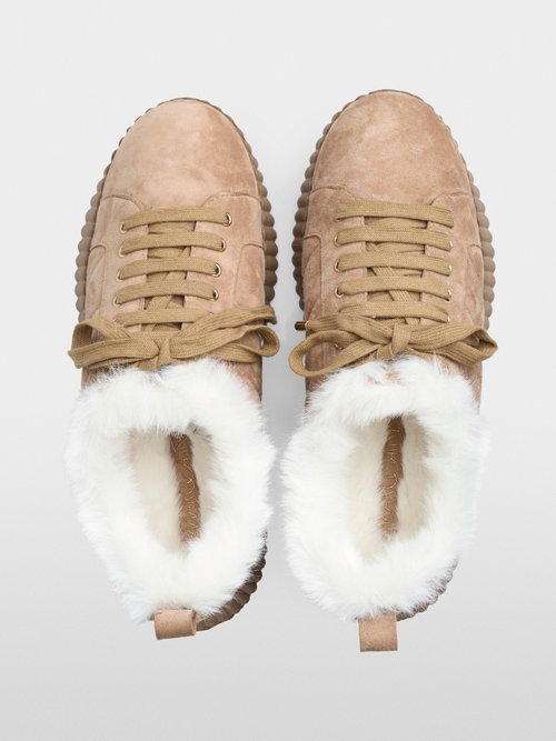 Suede trainers