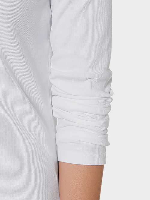 Long cardigan, fine-ribbed material