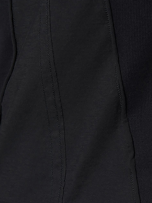 Fine ribbed jacket with flounce