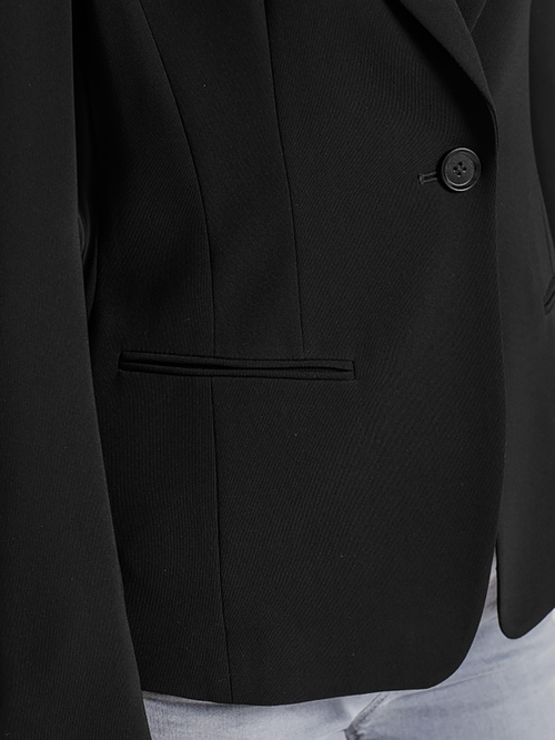 Feiner Blazer aus Crêpe