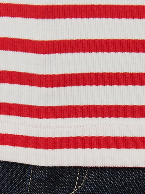 Hooped top with a ribbed design