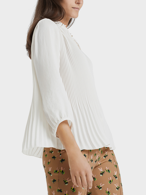 Plissierte Bluse
