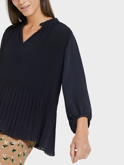 Plissierte Bluse