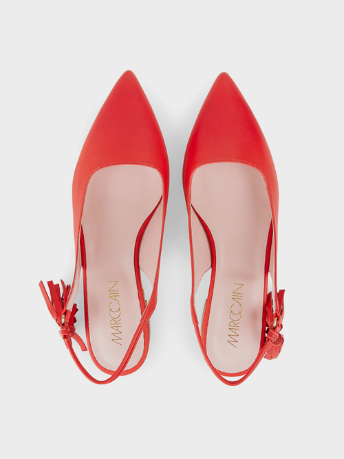 Spitze Slingback-Ballerinas