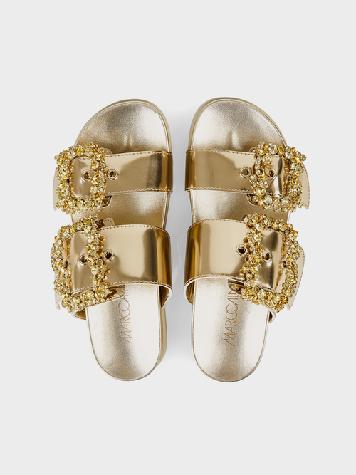 Glamouröse Fußbettsandalen