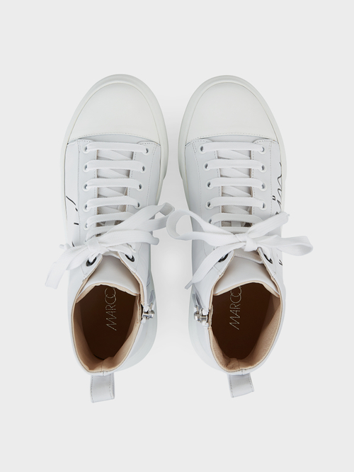 High-Top-Sneaker mit Print