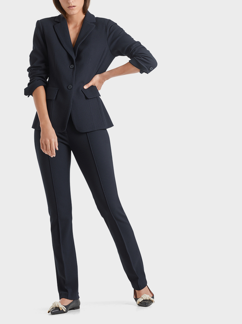 Pantalon en jersey structuré