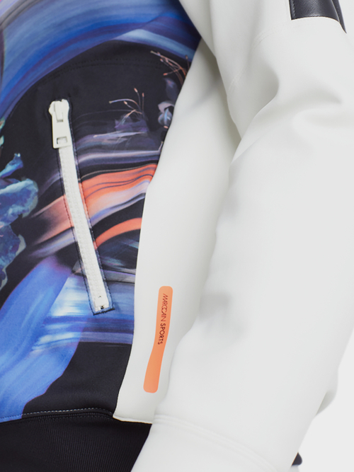 Jacke aus Materialmix