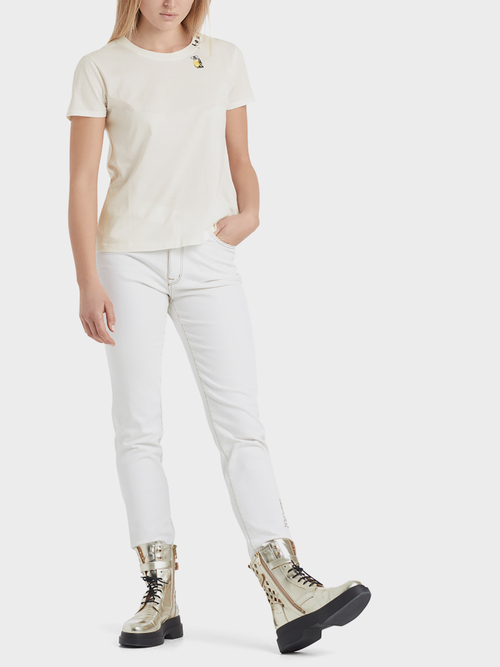 Top with embroidery