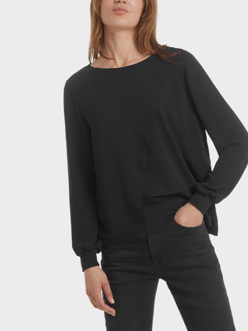 Blusenshirt mit Volantdetails
