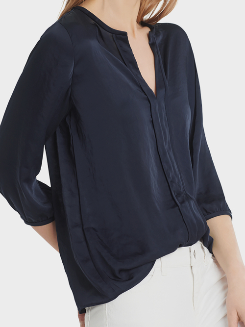 Vloeiende blouse van licht microfiber