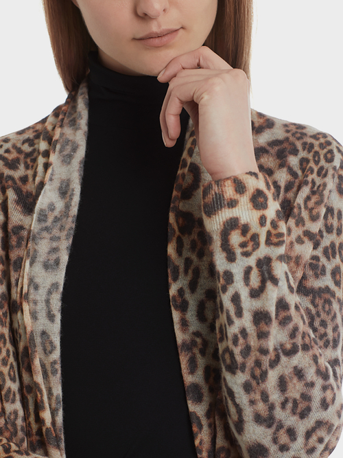 Leopard jacket “Knitted in Germany”