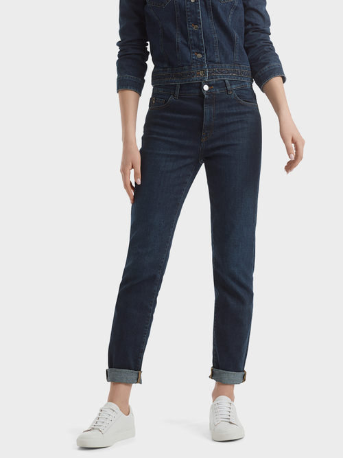 Jeans mit Leodruck