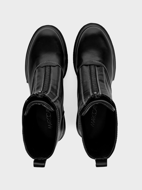 Combatboots met contraststiksels