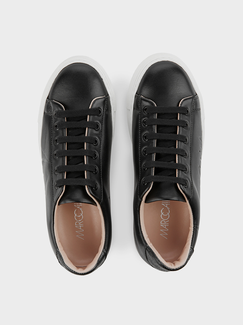 Cassettesneakers met logo-stempeling