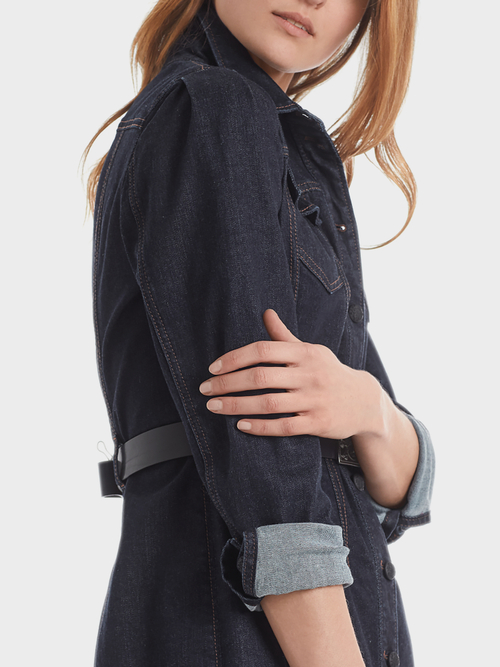 Jeanskleid mit Siegelknöpfen