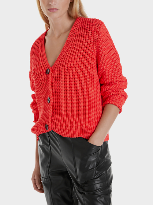 Chunky knit jacket “Knitted in Germany”