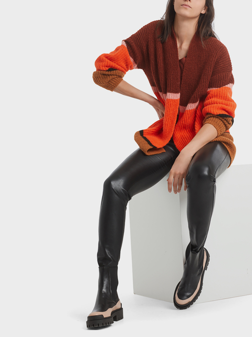 Colourblock vest 'Knitted in Germany'
