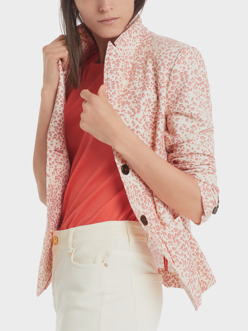 Blazer van scuba-jersey