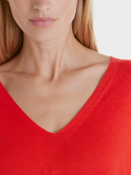 Sweater in wool, silk and cashmere blend