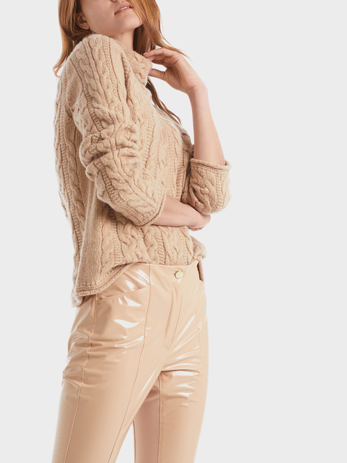 Cable-knit sweater 100% Made in Germany