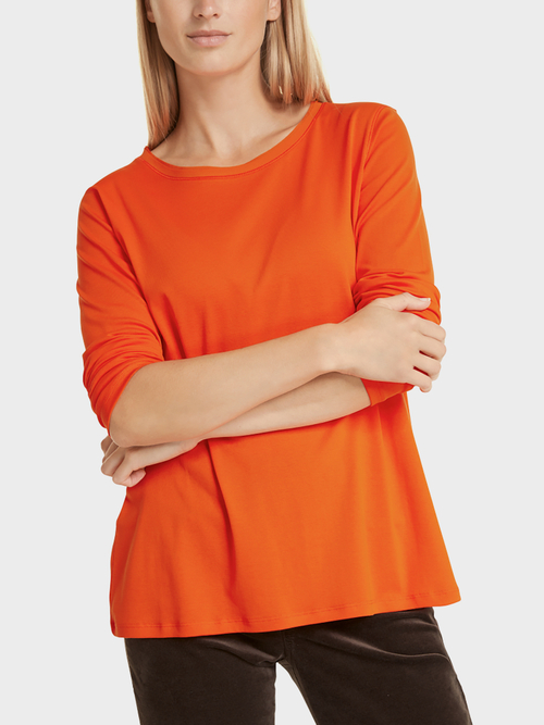 Langarmshirt aus Baumwolljersey