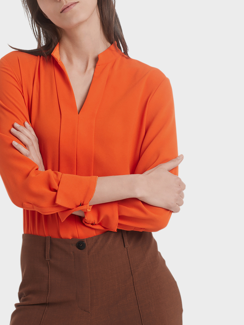 Stilvolle Bluse mit Faltendetail