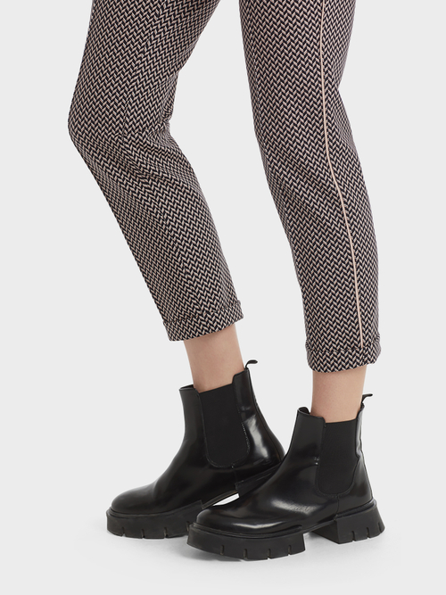 Grafische jersey pantalon