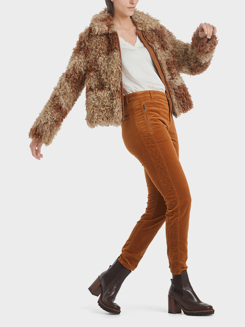 Jeans stretch en velours