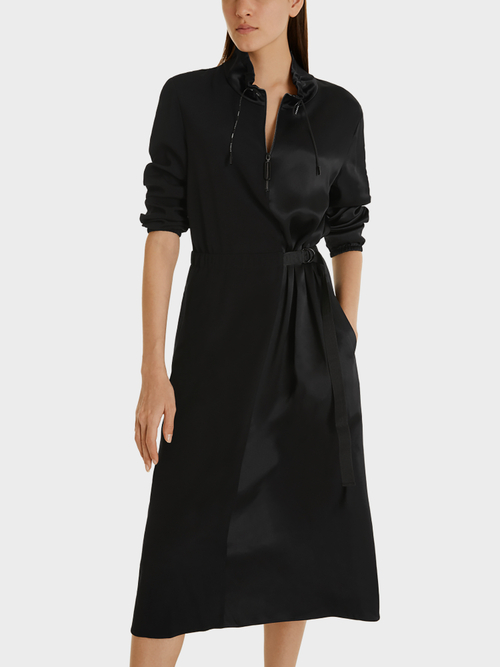 Dress with an asymmetric look