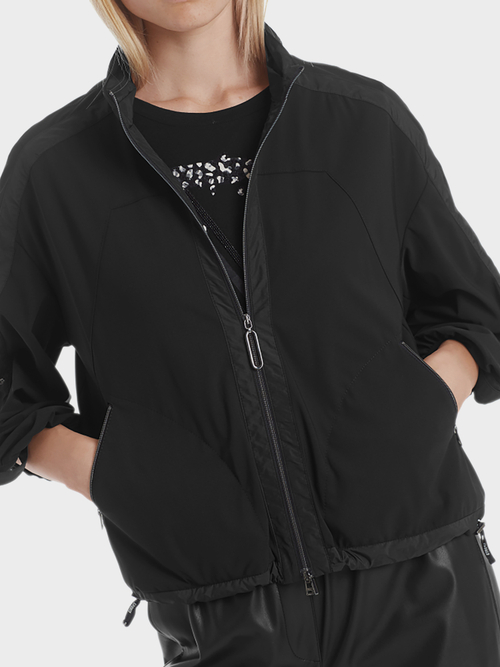Blouson jacket with parachute details