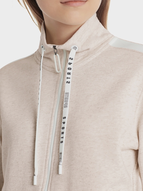 Jacke mit Lurexfäden
