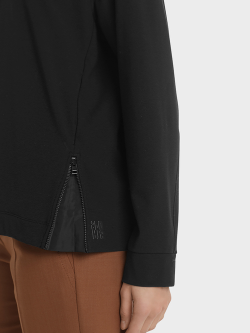 Sweatshirt mit Reißverschluss-Detail