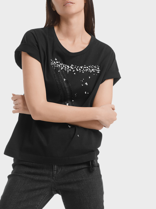 Shirt mit Stickerei