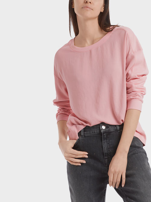 Blusenshirt aus Materialmix