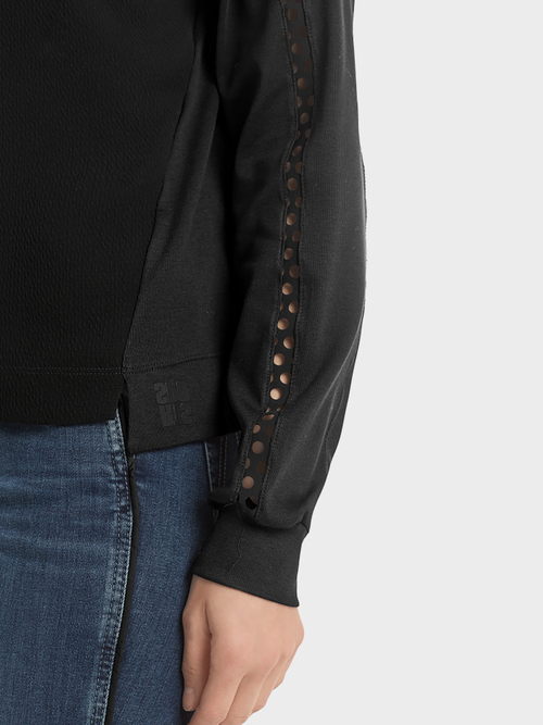 Blouseshirt met cut-outs