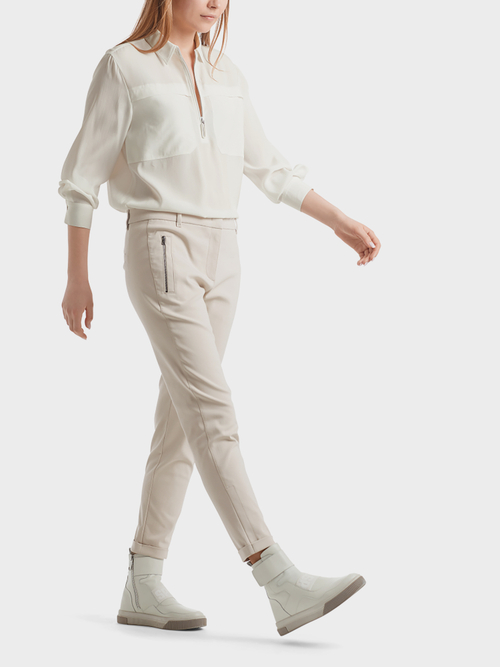Stretch cotton pants