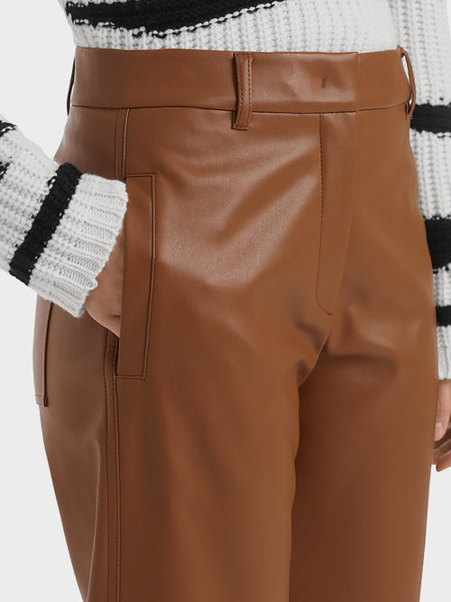 Pantalon en similicuir nappa
