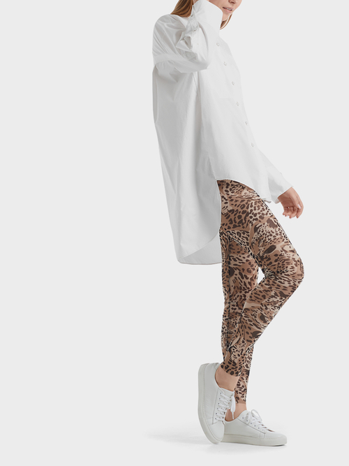 Leggings mit Leomuster
