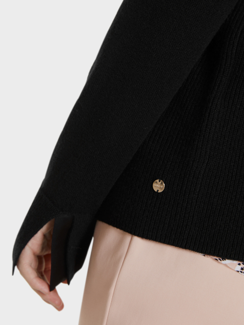 Strickjacke aus Schurwolle und Kaschmir