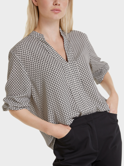 Bluse mit Graphic-Muster